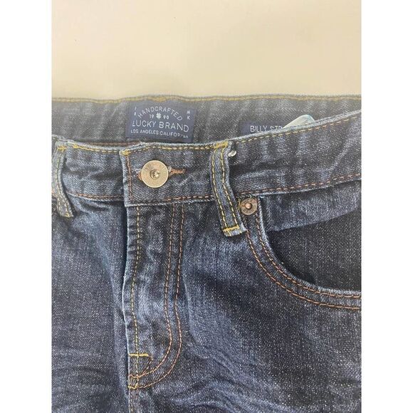 Lucky Brand Billy Straight Jeans Blue - Kids Size 12 - Picture 6 of 11